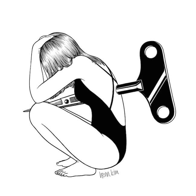 Everything that kills me makes me feel alive | Illustration © Henn Kim